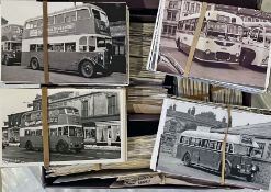 From the David Harvey Photographic Archive: a box of 850+ b&w, postcard-size PHOTOGRAPHS of East