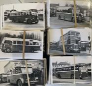 From the David Harvey Photographic Archive: a box of 1,100+ b&w, postcard-size PHOTOGRAPHS of Dennis