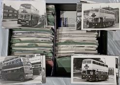 From the David Harvey Photographic Archive: a box of 800+ b&w, postcard-size PHOTOGRAPHS of