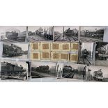 Set of 100 35mm 1950s RAILWAY NEGATIVES plus a good number of matching prints taken by the late