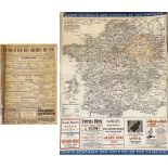1931 French Railways NATIONAL TIMETABLE. A large format issue dated 1-14 August 1931 with 394