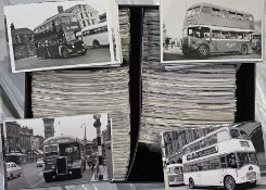 From the David Harvey Photographic Archive: a box of 1,300+ b&w, postcard-size PHOTOGRAPHS of Guy