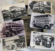 From the David Harvey Photographic Archive: a box of c700 b&w, postcard-size PHOTOGRAPHS of AEC