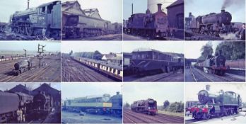 Selection (200+) of 35mm Agfachrome RAILWAY COLOUR SLIDES taken by the late David Alan Hope and