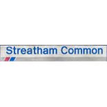 Network SouthEast STATION PLATFORM SIGN from Streatham Common on the former LBSCR Brighton main