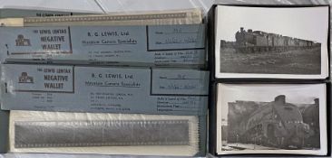 Selection (approx 280) of 35mm RAILWAY NEGATIVES plus many matching prints taken by the late David