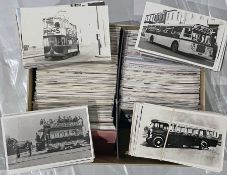 From the David Harvey Photographic Archive: a box of c950 b&w, postcard-size PHOTOGRAPHS of