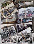 From the David Harvey Photographic Archive: a box of c750 b&w & colour, postcard-size PHOTOGRAPHS of