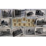 Set of 100 35mm 1950s RAILWAY NEGATIVES plus a good number of matching prints taken by the late