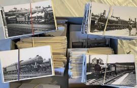 From the David Harvey Photographic Archive: a box of c950 b&w, postcard-size PHOTOGRAPHS of NER