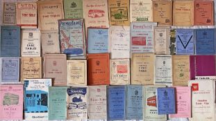 Large quantity (42) of mainly 1940s-50s bus TIMETABLE & FARETABLE BOOKLETS etc from operators L-W