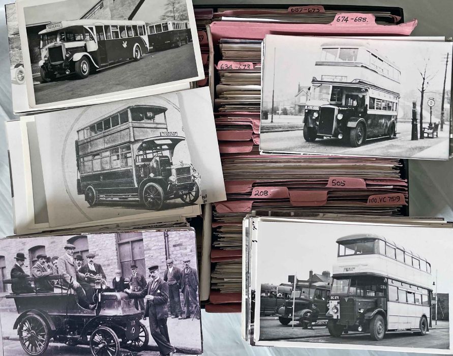 From the David Harvey Photographic Archive: a box of c1,200 b&w, postcard-size PHOTOGRAPHS of