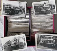 From the David Harvey Photographic Archive: a box of 850+ b&w, postcard-size PHOTOGRAPHS of