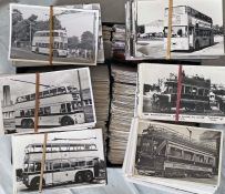 From the David Harvey Photographic Archive: a box of 1,300+ mostly b&w, postcard-size PHOTOGRAPHS of
