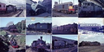 Selection (180+) of 35mm Agfachrome RAILWAY COLOUR SLIDES taken by the late David Alan Hope and