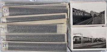 Selection (approx 280) of 35mm RAILWAY NEGATIVES plus many matching prints taken by the late David