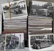 From the David Harvey Photographic Archive: a box of 1,200+ b&w, postcard-size PHOTOGRAPHS of AEC