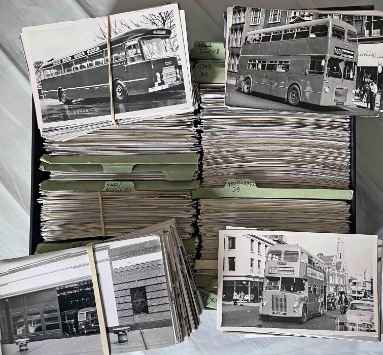 From the David Harvey Photographic Archive: a box of 1,200+ b&w, postcard-size PHOTOGRAPHS of