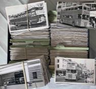From the David Harvey Photographic Archive: a box of 1,200+ b&w, postcard-size PHOTOGRAPHS of
