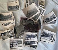 Quantity (approx 80) of medium-format 120-size early 1950s RAILWAY NEGATIVES plus a good number of