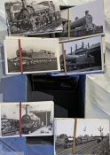 From the David Harvey Photographic Archive: a box of 600+ b&w, postcard-size PHOTOGRAPHS of L&YR and