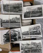 From the David Harvey Photographic Archive: a box of c950 b&w, postcard-size PHOTOGRAPHS of Southern