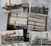 From the David Harvey Photographic Archive: a box of 1,100+ b&w, postcard-size PHOTOGRAPHS of GWR