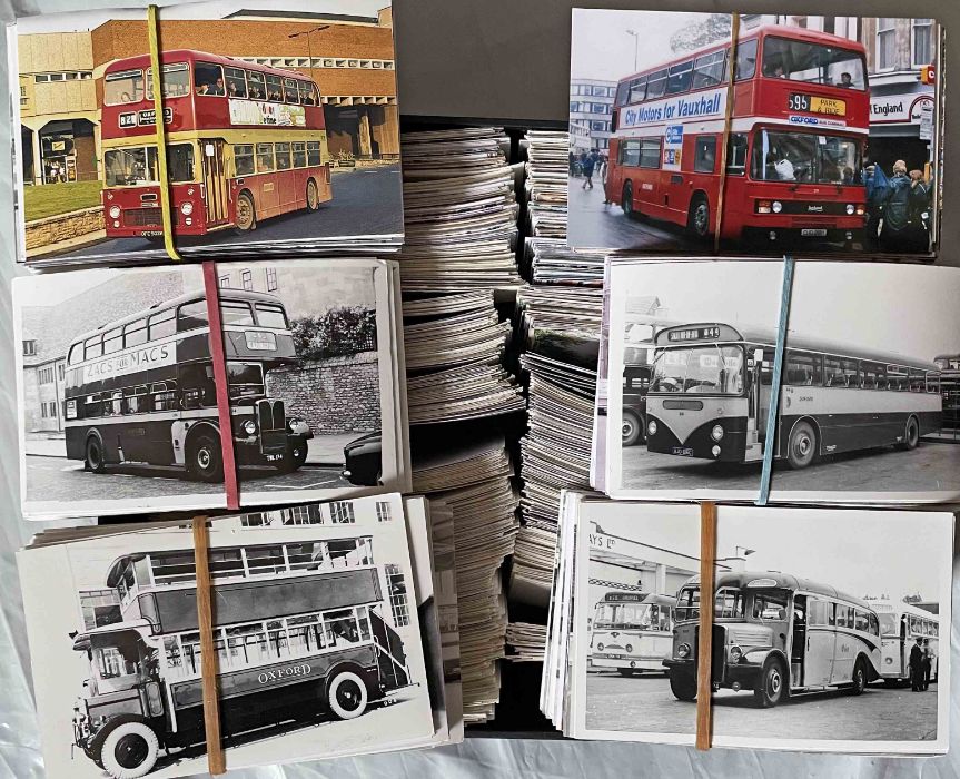 From the David Harvey Photographic Archive: a box of 1,150+ b&w and colour, postcard-size