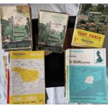 Large quantity (60+) of 1940s-70s Maidstone & District TIMETABLE BOOKLETS. A couple have worn covers
