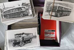 From the David Harvey Photographic Archive: a box of 550+ b&w, postcard-size PHOTOGRAPHS of BMMO-