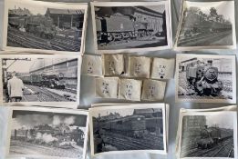 Set of 70 35mm 1950s RAILWAY NEGATIVES plus a number of matching prints taken by the late David Alan