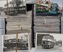 From the David Harvey Photographic Archive: a box of 1,300+ b&w and colour, postcard-size