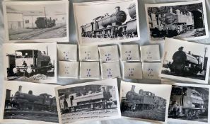 Set of 100 35mm 1950s RAILWAY NEGATIVES plus a number of matching prints taken by the late David