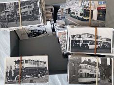 From the David Harvey Photographic Archive: a box of 800+ b&w and colour, mostly postcard-size