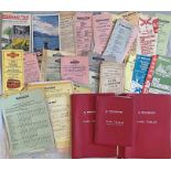 Bundle (150+ items) of Midland Red TIMETABLE LEAFLETS, mainly 1950s-70s, and a handful of fares-