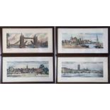 Selection (4) of framed RAILWAY CARRIAGE PRINTS from the LNER/BR 1945-57 series: Lambeth Bridge by