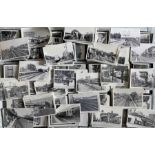 Very large quantity (est. 1,500+) of b&w, postcard-size PHOTOGRAPHS taken by the late Alan A