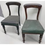 Pair of L&SWR/L&SWR-pattern WAITING ROOM CHAIRS, said by vendor to be ex-Swaythling station,