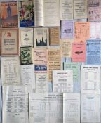 Selection (28) of mainly 1920s-50s Scottish bus etc TIMETABLES, GUIDEBOOKS & LEAFLETS. Includes