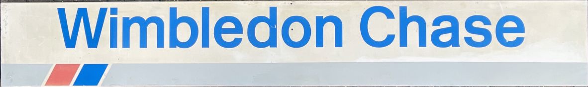 Network SouthEast STATION PLATFORM SIGN from Wimbledon Chase, the former SR station on the Sutton