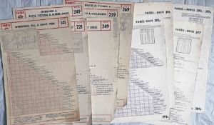 Selection (10) of London Transport Routemaster FARECHARTS comprising 6 x early 1960s issues for