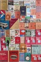 Large quantity (approx 60) of overseas BUS & RAIL TIMETABLES, the oldest is dated 1905, the latest