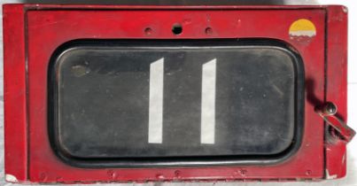 London Transport Routemaster CANOPY BLIND BOX. A complete unit in working order with winding