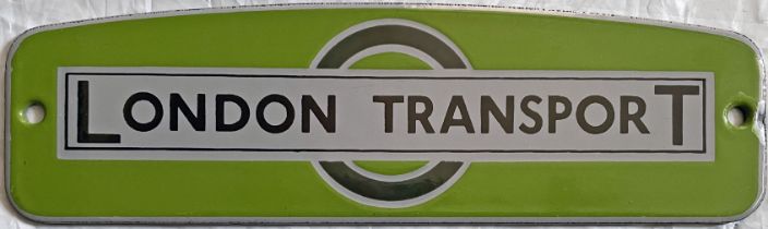 London Transport enamel RADIATOR BADGE for one of the 84 GS-class Guy single-deckers of 1953. It