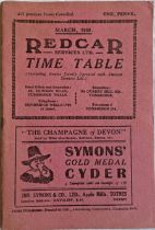 March 1934 Redcar Services (of Tunbridge Wells) TIMETABLE BOOKLET including routes jointly