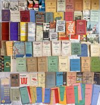 Very large quantity (c100 items) of mainly 1950s/60s bus TIMETABLE etc BOOKLETS and 1950s-70s United