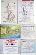 Selection (6) of railway CARRIAGE DIAGRAMS etc comprising British Railways 1993 Intercity, modern