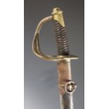 An American Civil War 1862 cavalry sabre made by the Ames Manufacturing Co of Chicopee,
