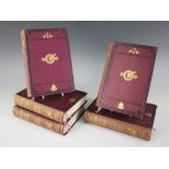 Smiles (Samuel), THE LIVES OF THE ENGINEERS, 5 vols, revised edition, red cloth boards, gilt
