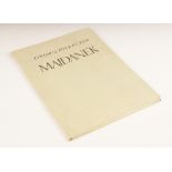 Zinowij Tolkaczew, MAJDANEK, limited edition of six hundred copies, a cloth bound portfolio